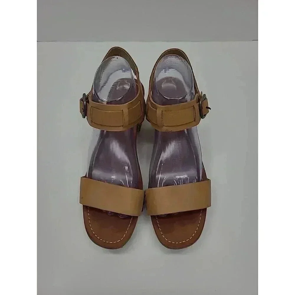 Lucky Brand Chunky Heeled Open Toed Sandals Women's Size 9.5 